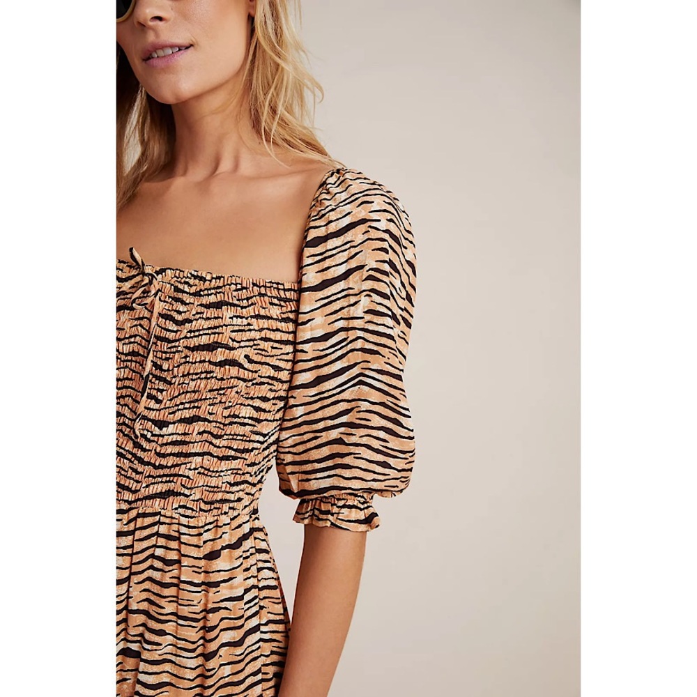 Faithfull The Brand Wyldie Midi Dress Size 6 - Picture 2 of 10